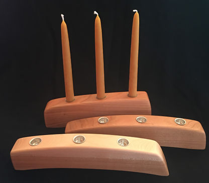 Kerzenständer mit drei Kerzentüllen